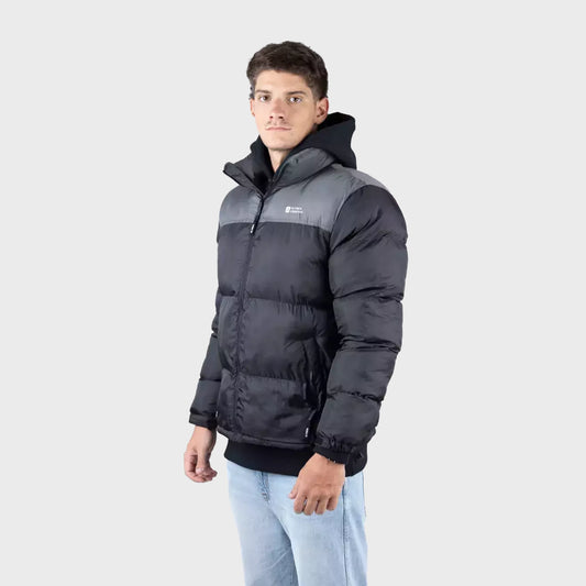 CAMPERA ALTHON PUFFER BICOLOR BLACK