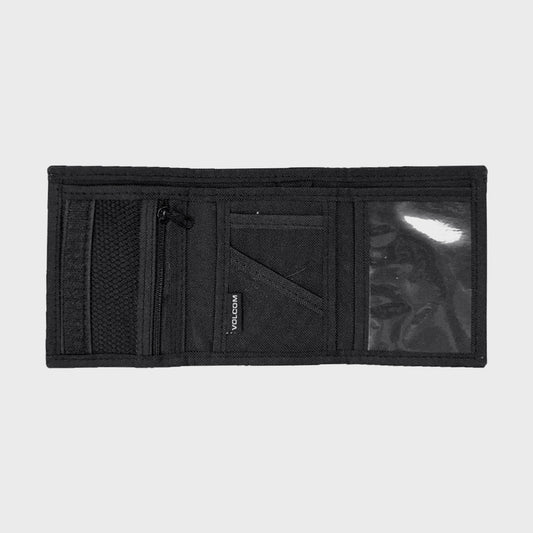 BILLETERA VOLCOM SOLID PRINT FULL BLACK