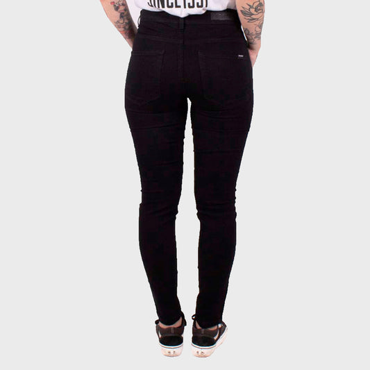 JEAN VOLCOM CLAIRE HI RISE BLK ORIGINAL