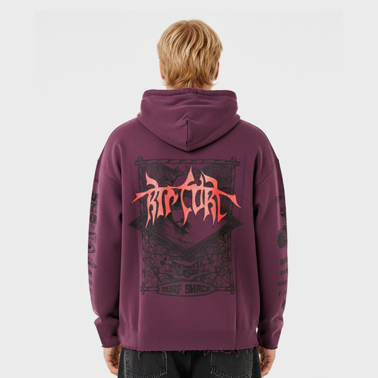 BUZO RIP CURL HOOD LOOSE PRINT PURPLE
