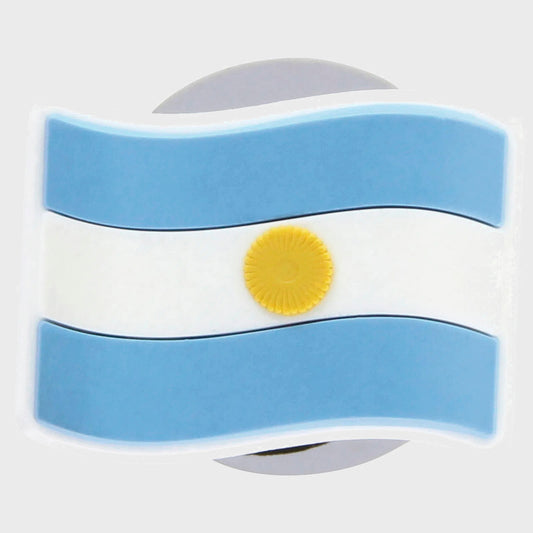 JIBBITZ CROCS ARGENTINA FLAG