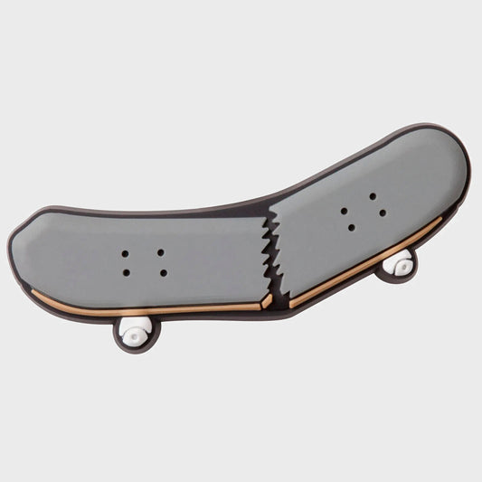 JIBBITZ CROCS BROKEN SKATEBOARD