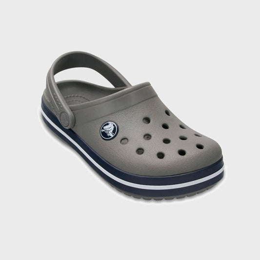 Zuecos Crocs Crocband Gris Smoke Navy niños
