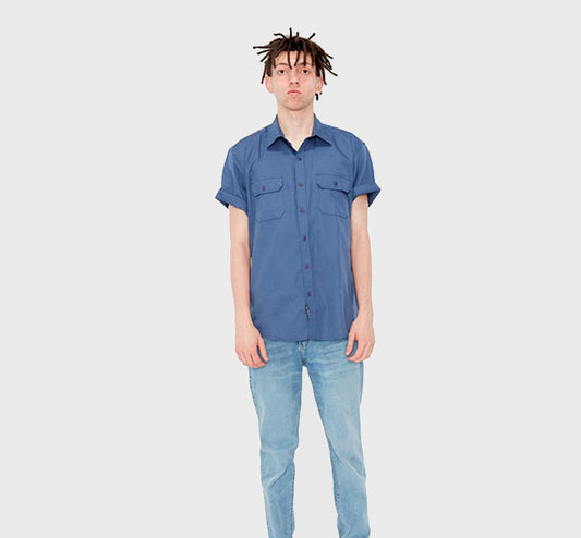 CAMISA MC CIRCA WORKSHIRT BLUE