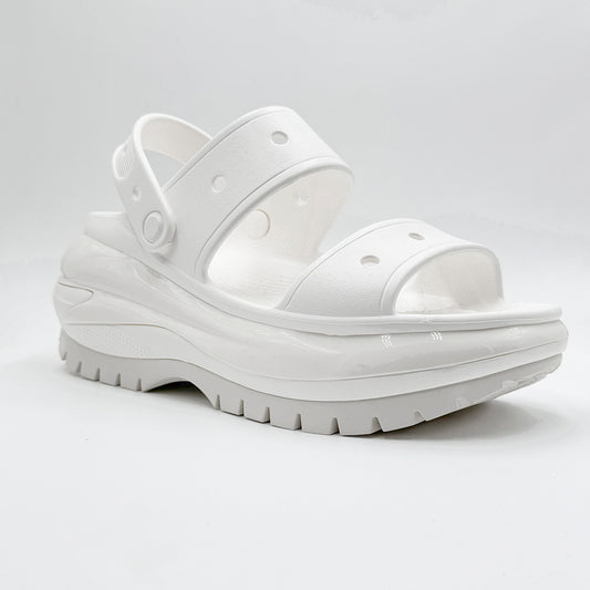CROCS CLASSIC MEGA CRUSH SANDAL WHITE