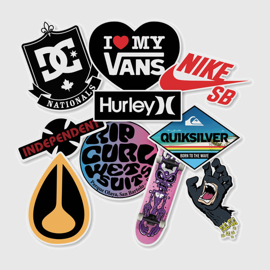 KIT DE CALCOS XL PACK X10 C VINILO MATE
