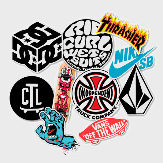 KIT DE CALCOS XL PACK X10 A VINILO MATE