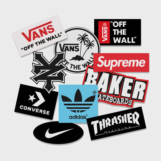 KIT DE CALCOS XL PACK X10 E VINILO MATE