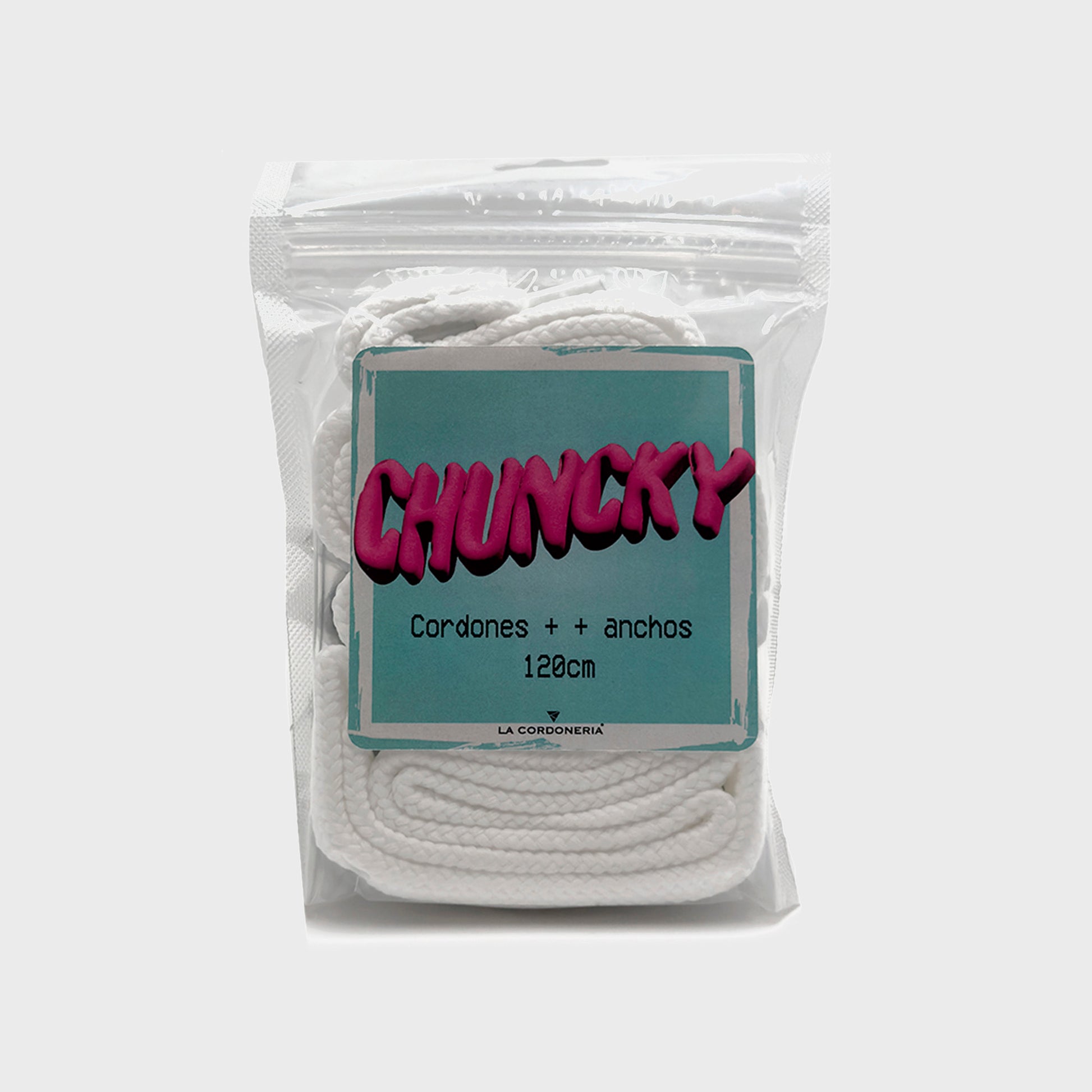 CORDONES LA CORDONERIA CHUNKY BLANCO - Cross the line