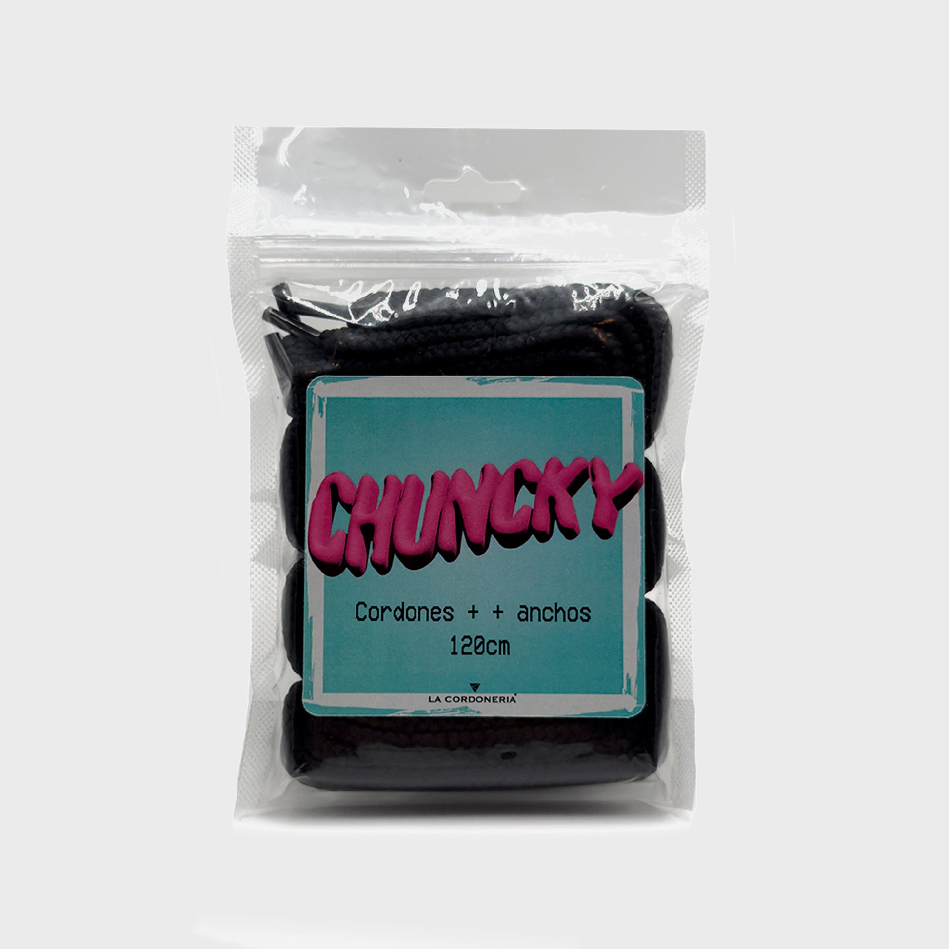 CORDONES LA CORDONERIA CHUNKY NEGRO - Cross the line
