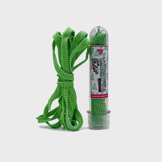 CORDONES LA CORDONERIA FLUORESCENTE VERDE OZWEEGO FLAT 120CM