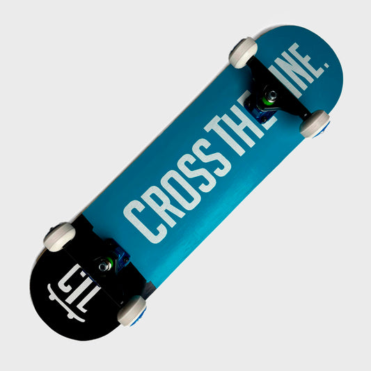 SKATE COMPLETO CROSS THE LINE BLUE 8.50