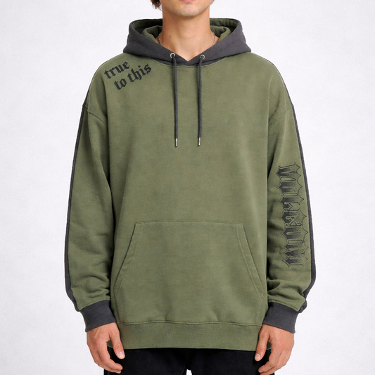 BUZO VOLCOM HOOD BLOCK GREEN