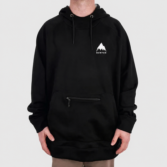BUZO BURTON BONDED HOODIE CROWN BLACK