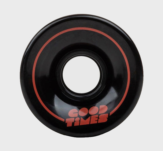 RUEDAS LONGBOARD GOODTIMES BLACK RED 65mm 78A