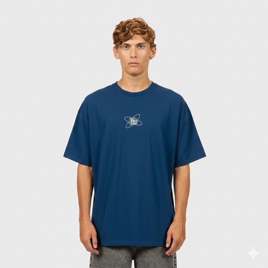 Remera Billabong Atomic Spec Over Tee Azul Hombre