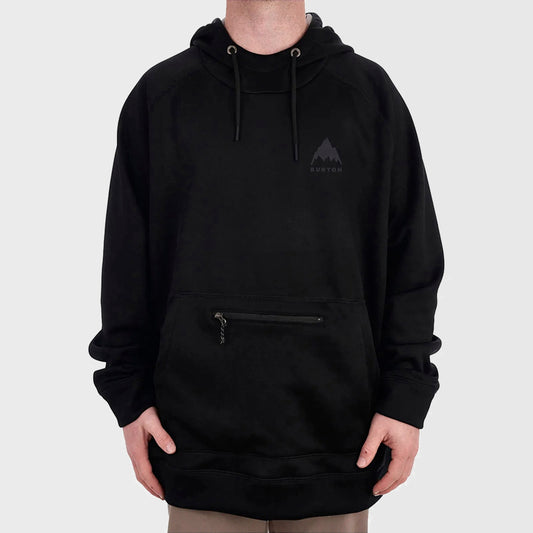 BUZO BURTON BONDED HOODIE CROWN BLACK