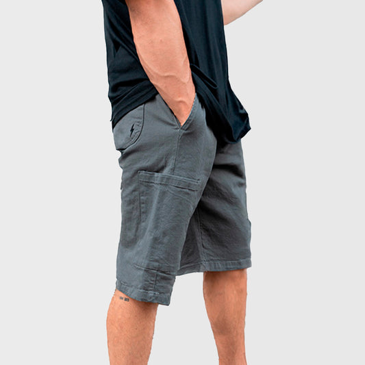 BERMUDA JOGGERS CARGO GREY