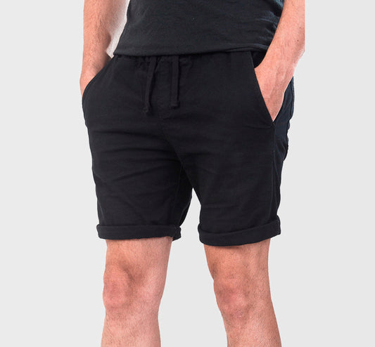 BERMUDA JOGGERS CHINO BLACK