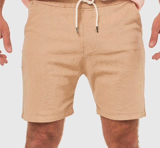 BERMUDA JOGGERS LINO CAMEL