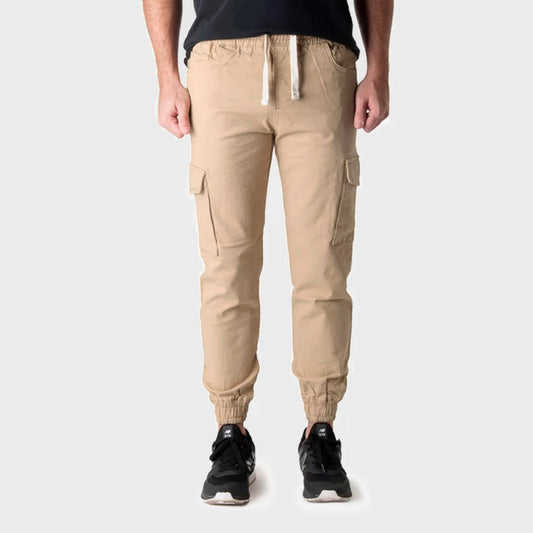 PANTALON JOGGERS CARGO CAMEL