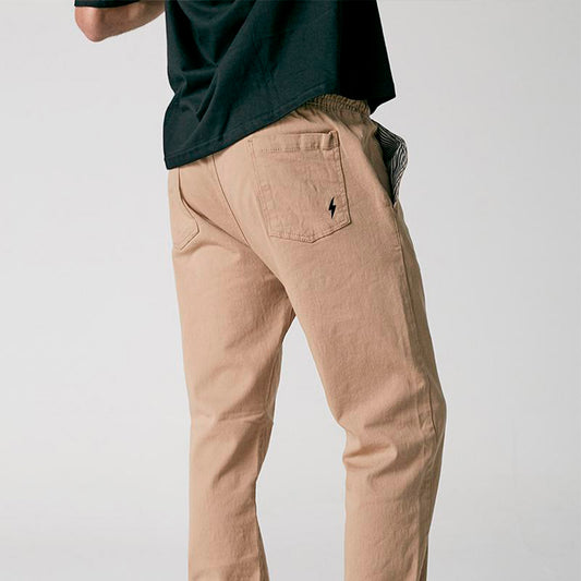 PANTALON JOGGERS CHINO CAMEL