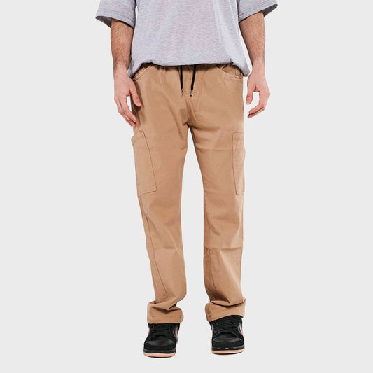 PANTALON JOGGERS CARGO SOFT CAMEL