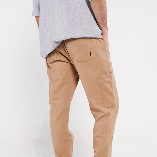 PANTALON JOGGERS CARGO SOFT CAMEL