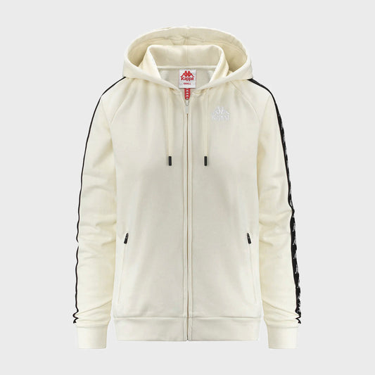 CAMPERA KAPPA BANDA BALZI 2 WHITE CREAM BLACK