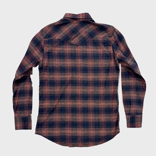 CAMISA LEÑADORA KAJU BLUE ORANGE