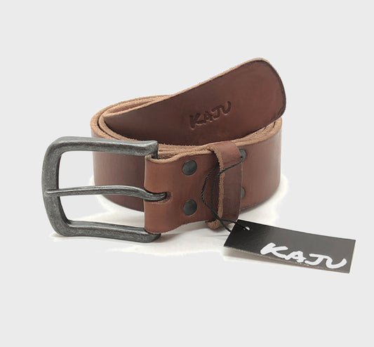 CINTURON KAJU CUERO MARRON