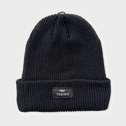 BEANIE TROWN PATCH CONDOR BLACK