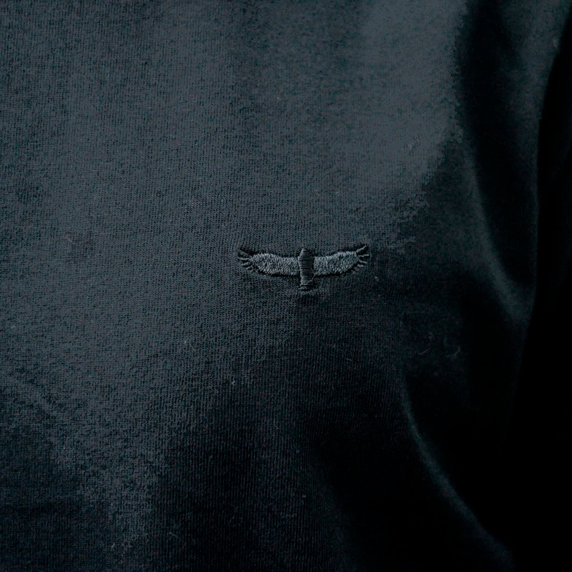 REMERA TROWN PLAIN BLACK - Cross the line