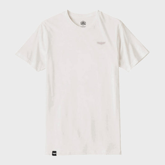 REMERA TROWN PLAIN WHITE