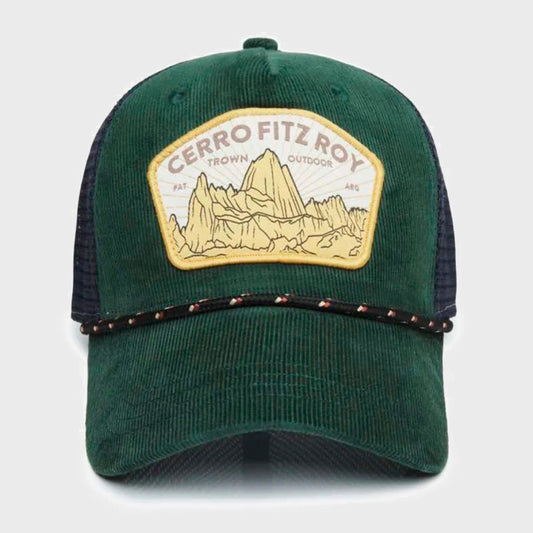 Gorra Trown The Fitz Cord Verde Unisex