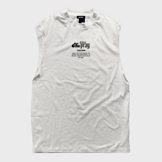 MUSCULOSA MUSTAQE THE PRAY WHITE