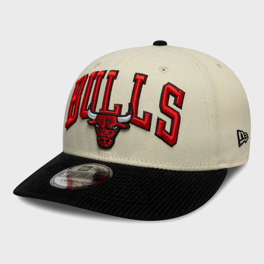 GORRA NEW ERA CHICAGO BULLS WHITE BLACK
