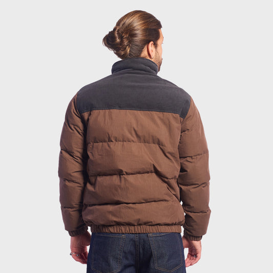 CAMPERA RIP CURL CORD PUFFER FADE OUT BROWN