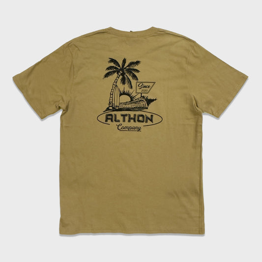 REMERA ALTHON SURF DAY CLASSIC TEE BEIGE KHA