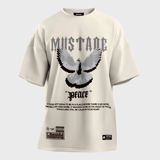 REMERA MUSTAQE PEACE WHITE