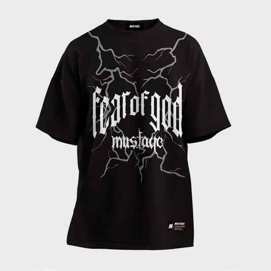 REMERA MUSTAQE FEAR OR GOD BLACK