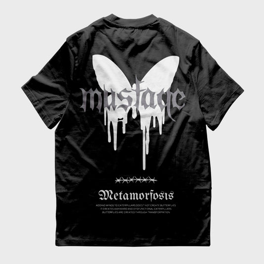 REMERA MUSTAQE BUTTERFLY BLACK