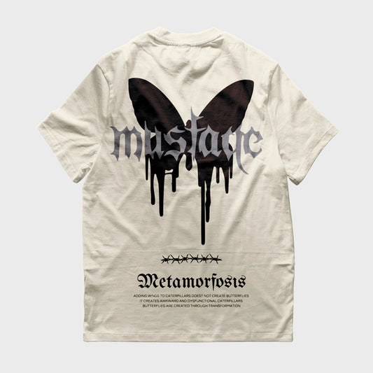 REMERA MUSTAQE BUTTERFLY WHITE