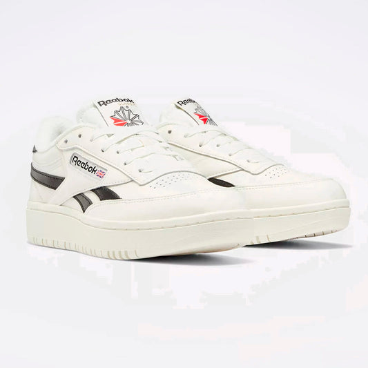 Reebok Zapatillas Club C Doble Revenge Mujer Blanco/Negro Urbano/Skate