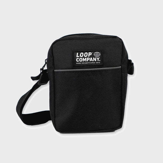 BANDOLERA MINI MESSENGER LOOP SIERRA NEGRO REFLECTIVO