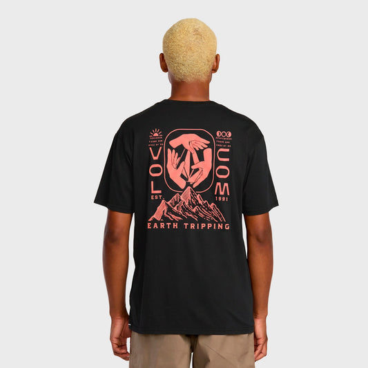 REMERA VOLCOM ORGANIC PRINT BLACK