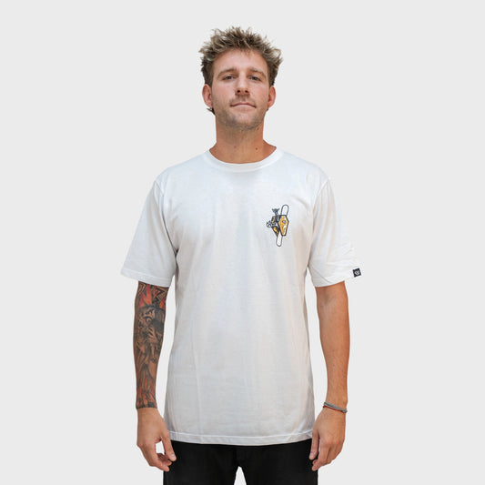 Remera Tibp Cripta para Hombre urbana blanco