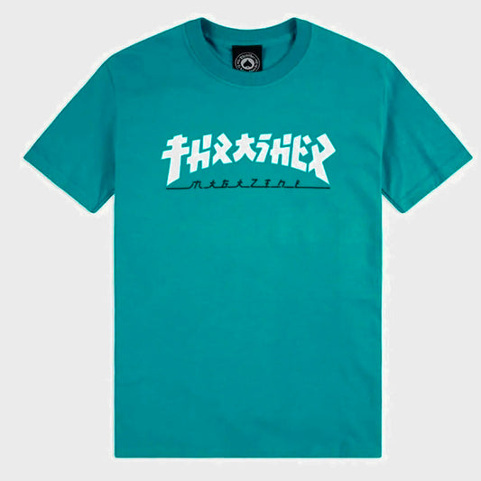 REMERA THRASHER GODZILLA GREEN