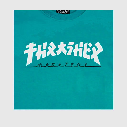 Remera Thrasher Godzilla Verde Unisex