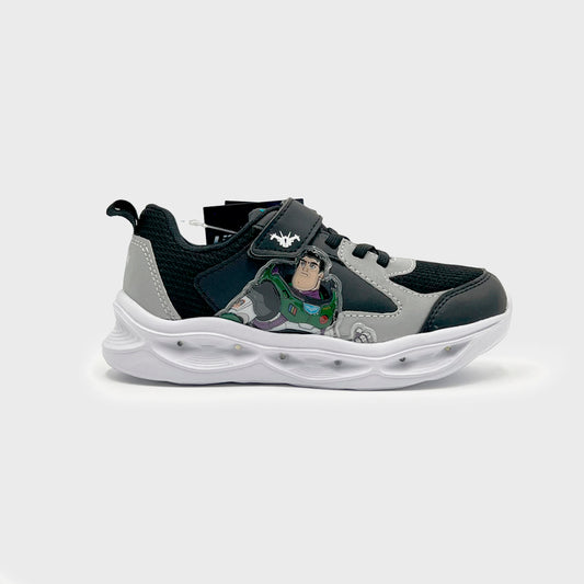 ZAPATILLAS FOOTY TOY STORY BUZZ BLACK (LUZ AL PISAR)